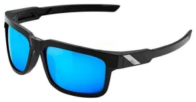 Paire de Lunettes 100% Type S Noir - Ecran HiPER Miroir Bleu