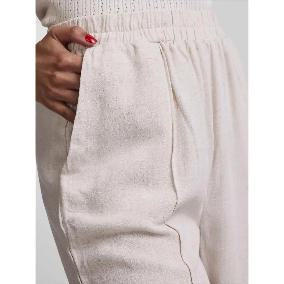 Pantalon blanc en viscose | 3 Suisses