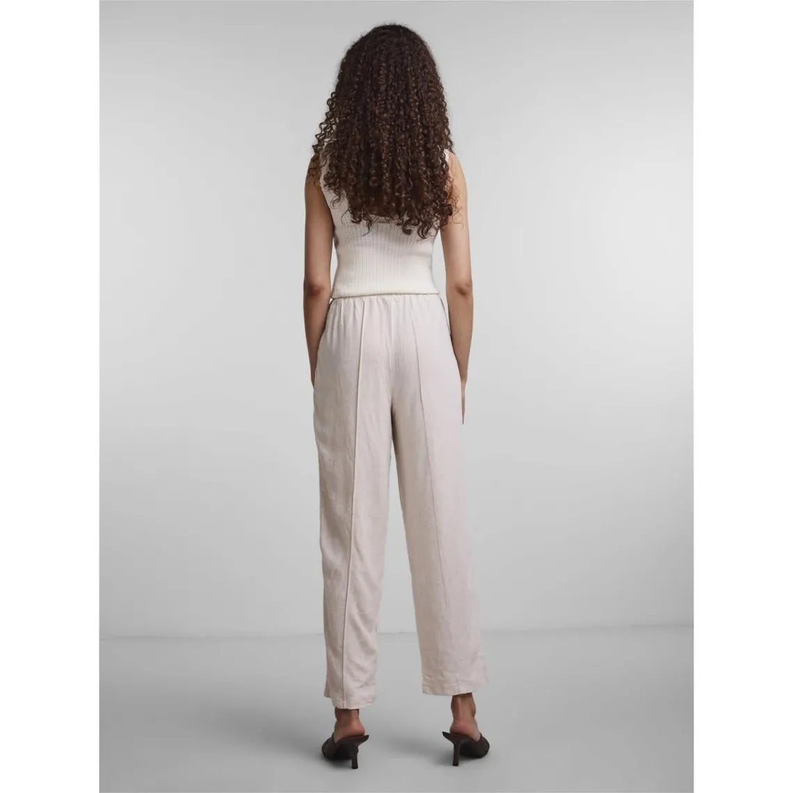 Pantalon blanc en viscose | 3 Suisses