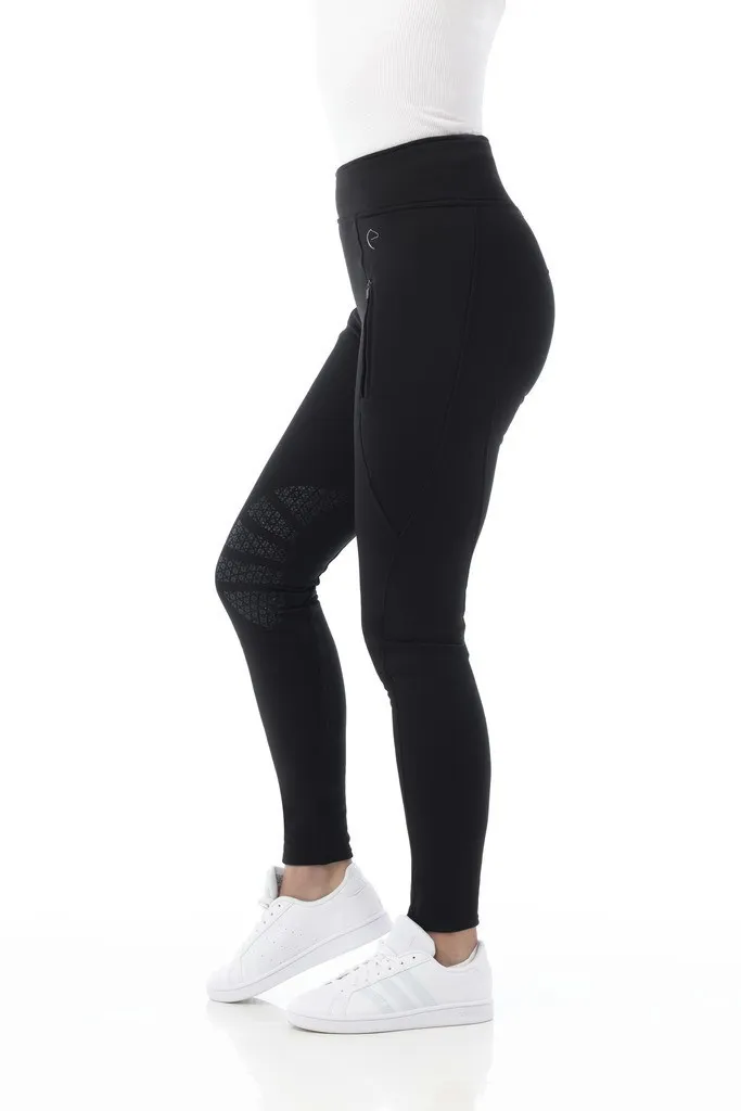 Pantalon d'équitation femme softshell Equi-Theme Dolomyt taille haute