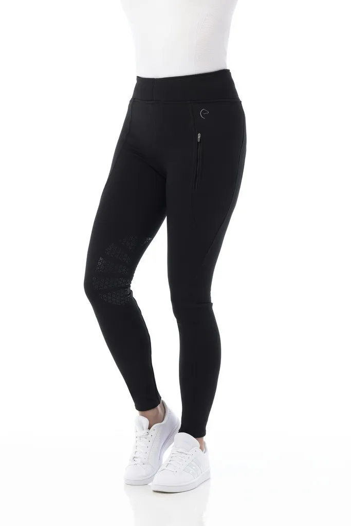 Pantalon d'équitation femme softshell Equi-Theme Dolomyt taille haute