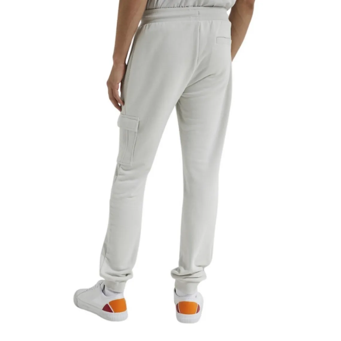 Pantalon de jogging homme METATRON gris clair en coton Ellesse prêt-à-porter - Pantalon Homme sur MenCorner