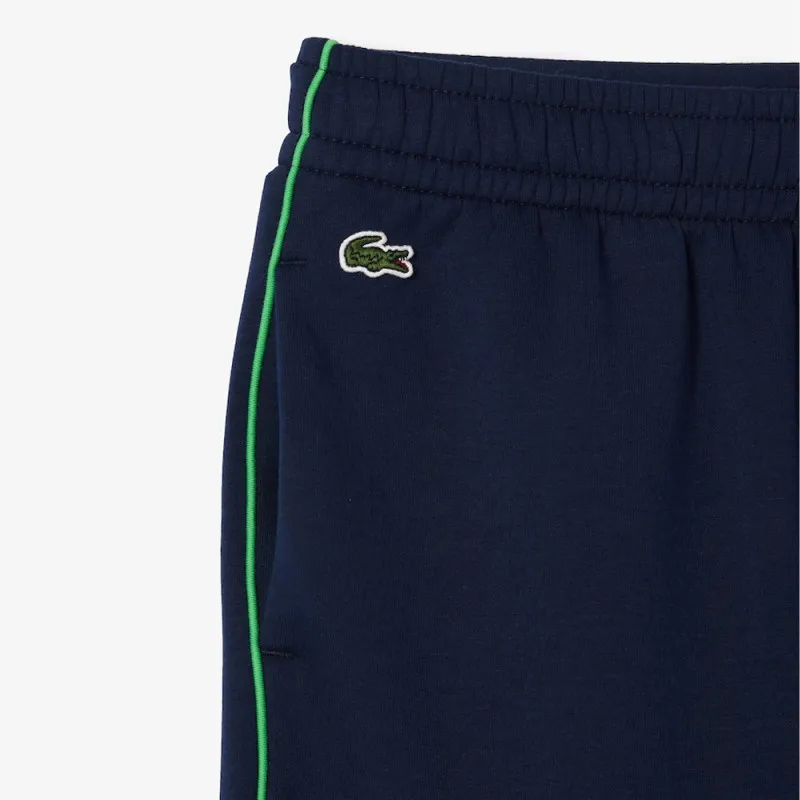 PANTALON DE SURVÊTEMENT LACOSTE ENFANT BLEU MARINE AVEC FINITIONS CONTRASTÉES