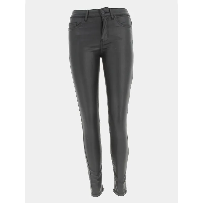 Pantalon motif nid de poule poptrash noir femme - Only | wimod