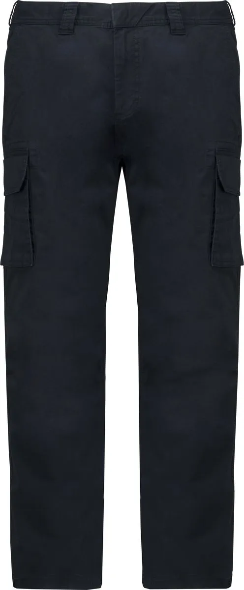 Pantalon multipoches pour homme - K744 - bleu marine 