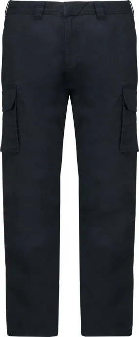 Pantalon multipoches pour homme - K744 - bleu marine 