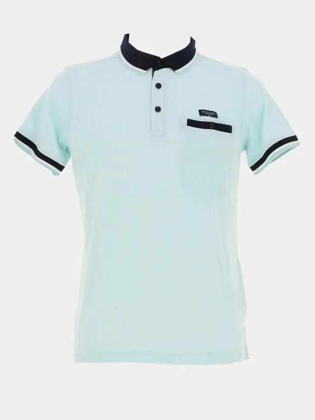 Polo drexler bleu ciel homme - Deeluxe | wimod