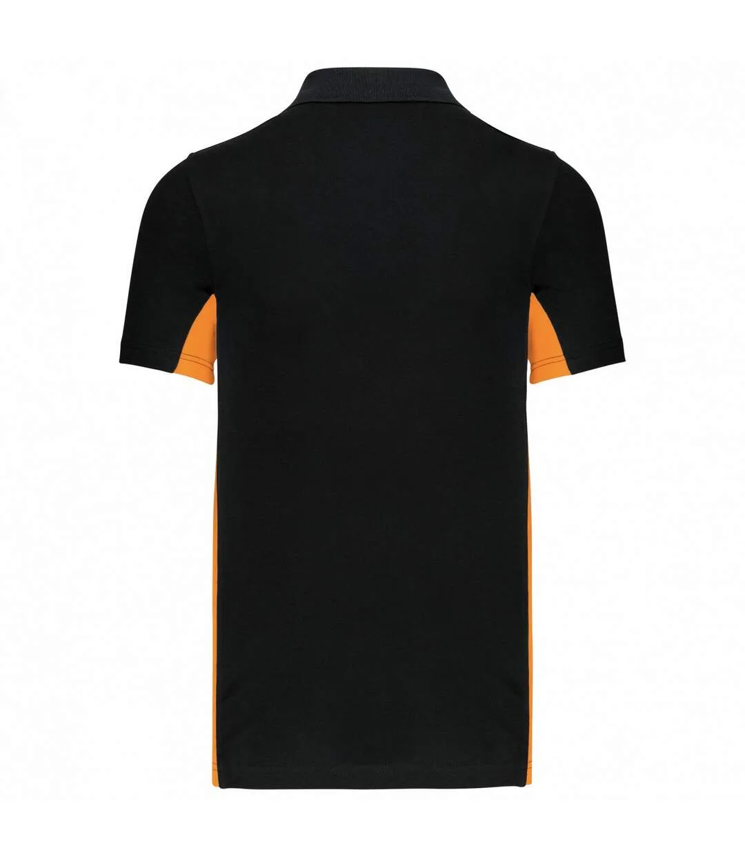 Polo homme noir / orange Kariban