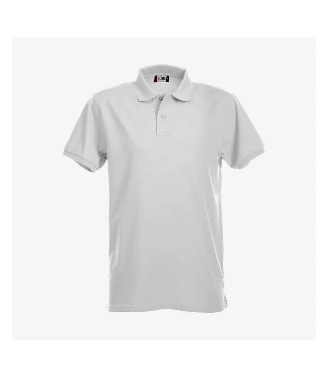 Polo premium femme blanc Clique