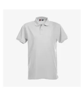 Polo premium femme blanc Clique