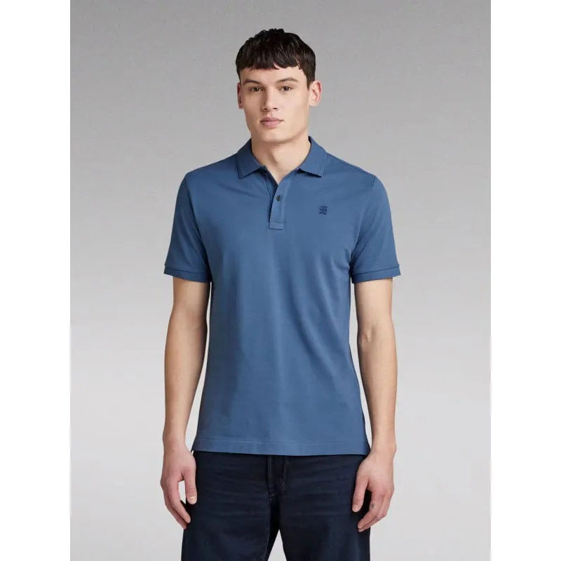 Polo slim dunda bleu indigo homme - G Star | wimod