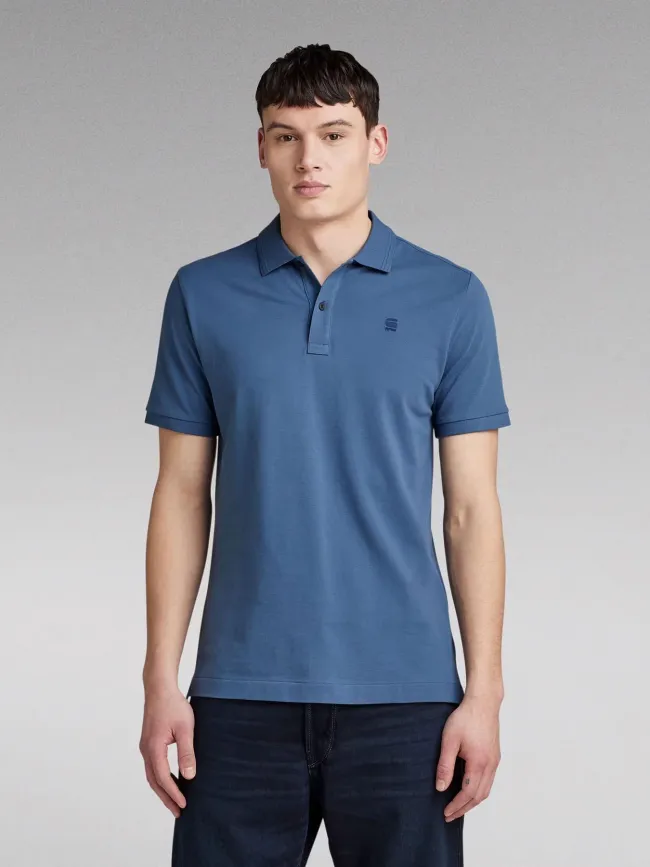 Polo slim dunda bleu indigo homme - G Star | wimod