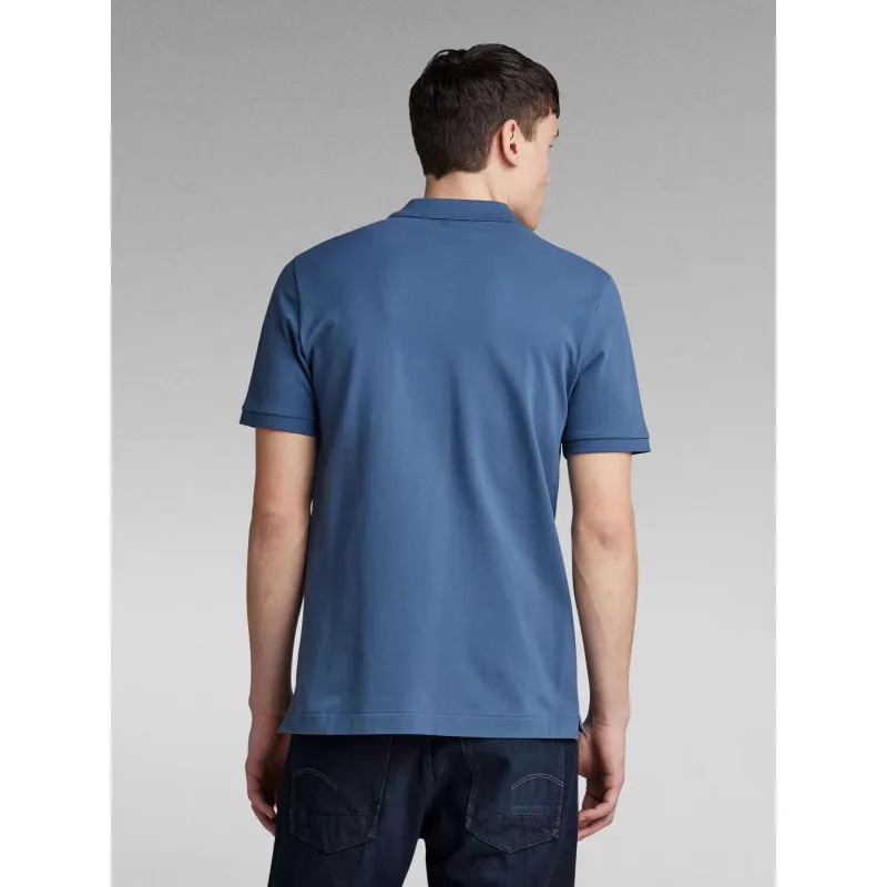 Polo slim dunda bleu indigo homme - G Star | wimod