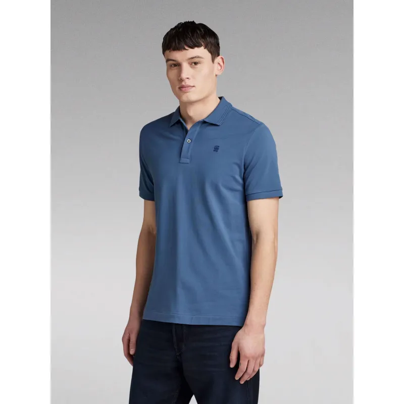 Polo slim dunda bleu indigo homme - G Star | wimod