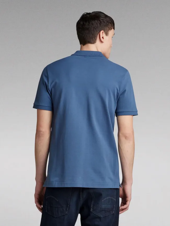 Polo slim dunda bleu indigo homme - G Star | wimod