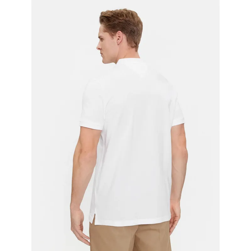 Polo slim placket blanc homme - Tommy Jeans | wimod