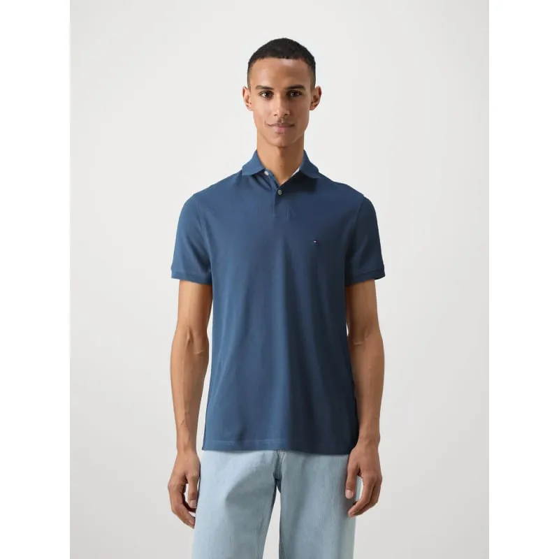 Polo slim placket blanc homme - Tommy Jeans | wimod