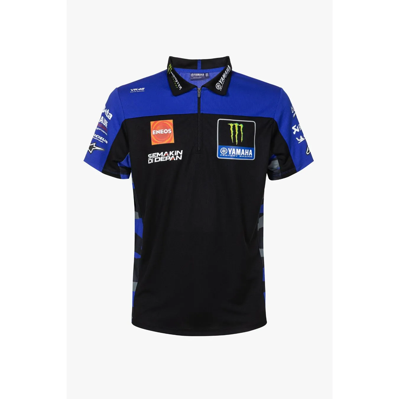 Polo YAMAHA Team Replica Monster Energy Noir pour homme