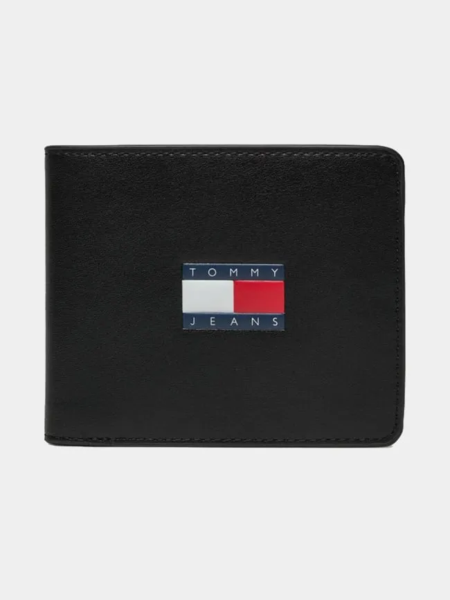 Portefeuille en cuir archive noir homme - Tommy Jeans | wimod