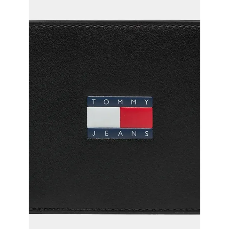 Portefeuille en cuir archive noir homme - Tommy Jeans | wimod