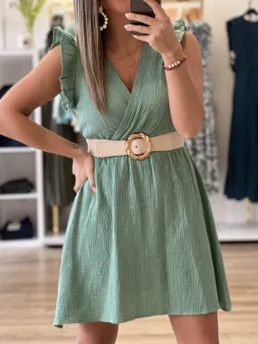 Robe ANNAHE VERT D’EAU