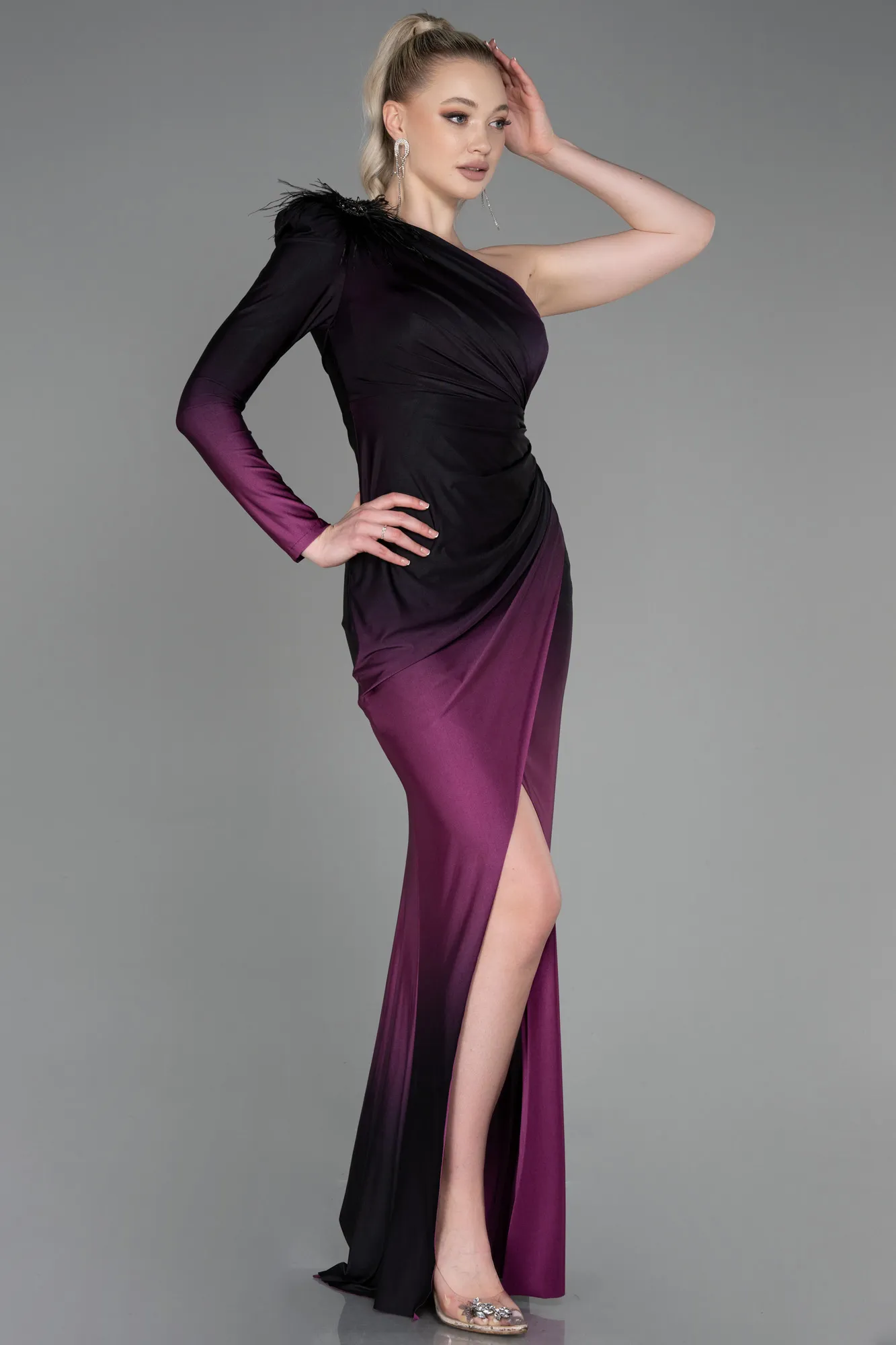 Robe De Soirée Longue Rouge ABU3225