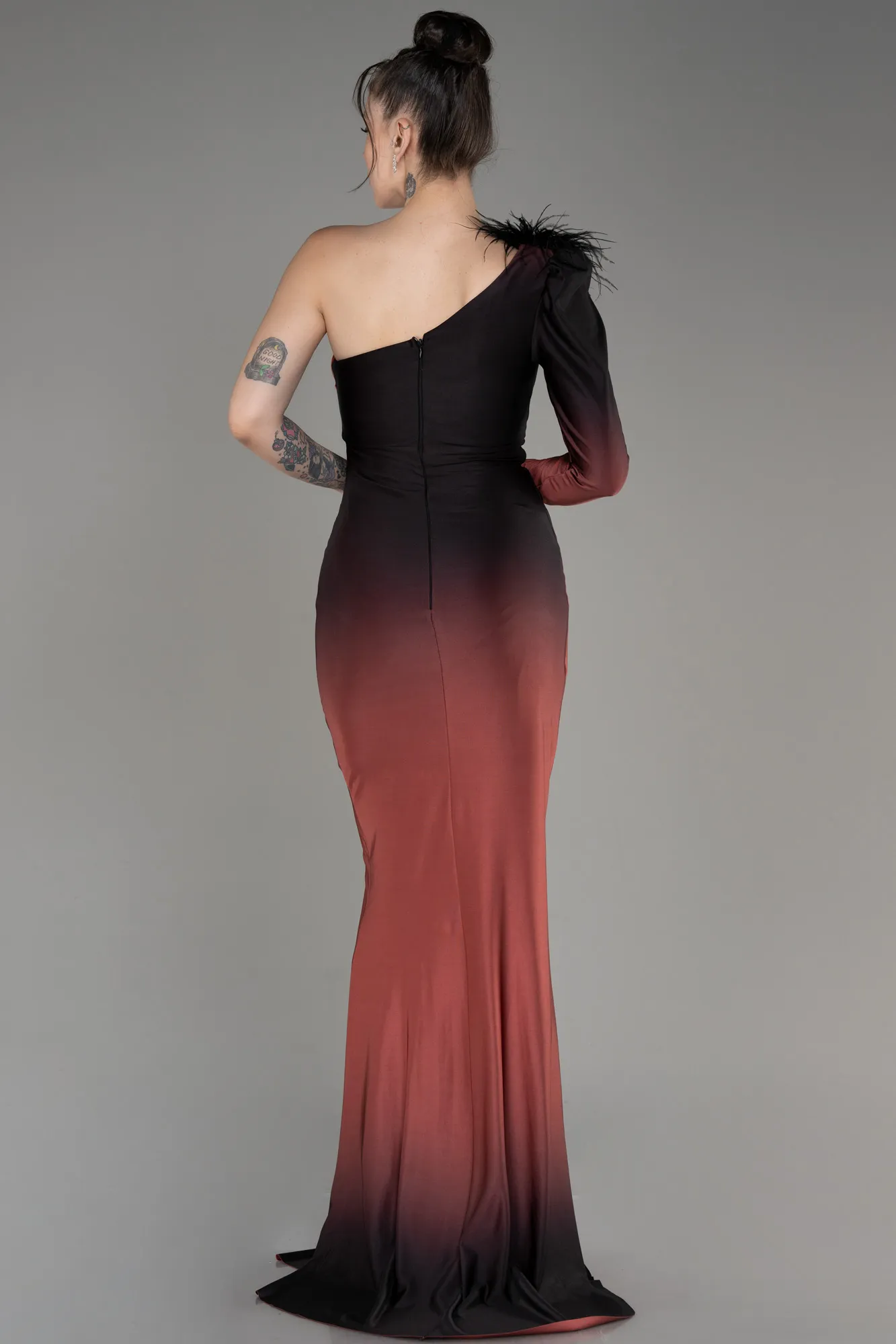 Robe De Soirée Longue Rouge ABU3225