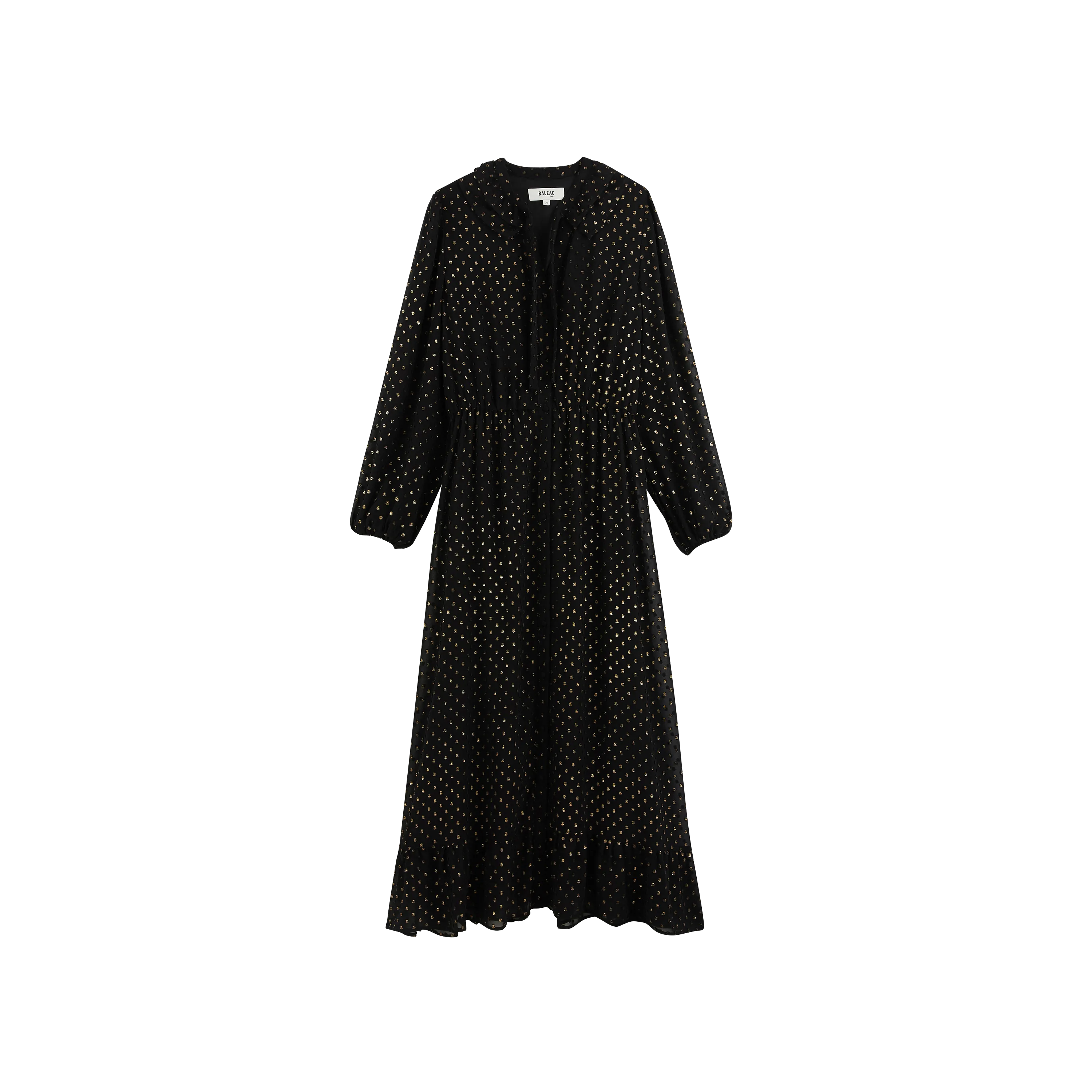 Robe Rythmique noir et doré