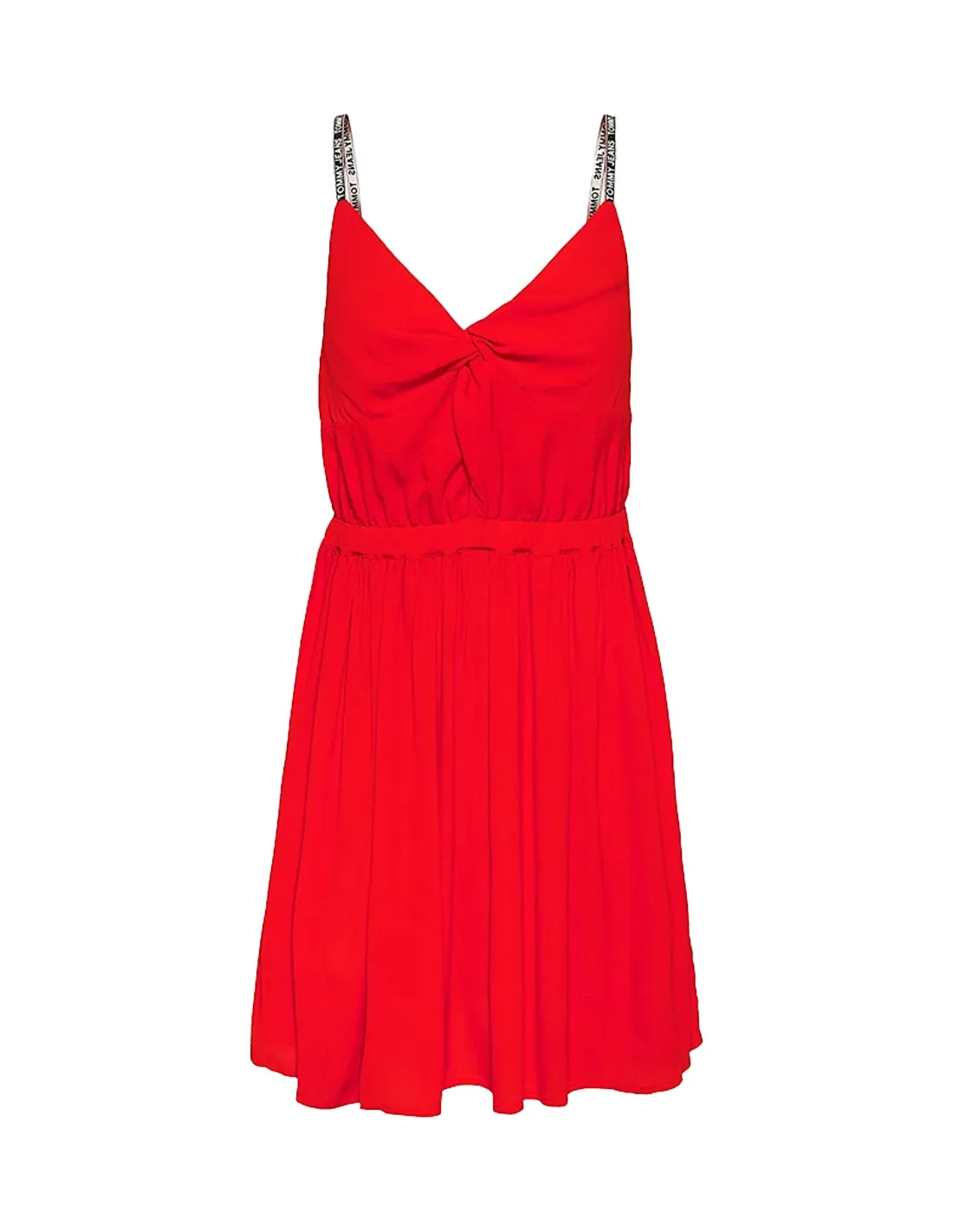 Robe à bretelles Tommy Jeans ref 53121 Rouge