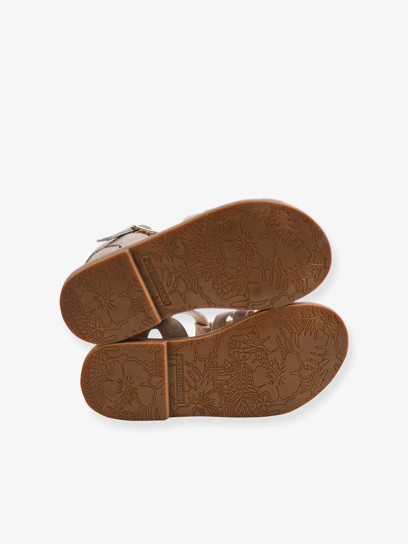 Sandales cuir enfant collection maternelle or - Vertbaudet