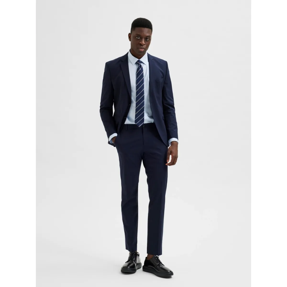 Selected - Pantalon de costume bleu marine