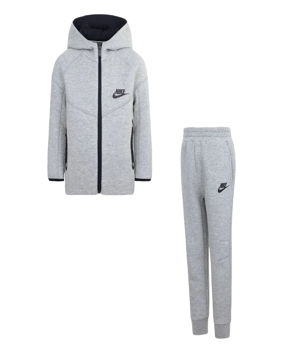 Survêtement Enfant N NSW TECH FLEECE FZ SET Gris