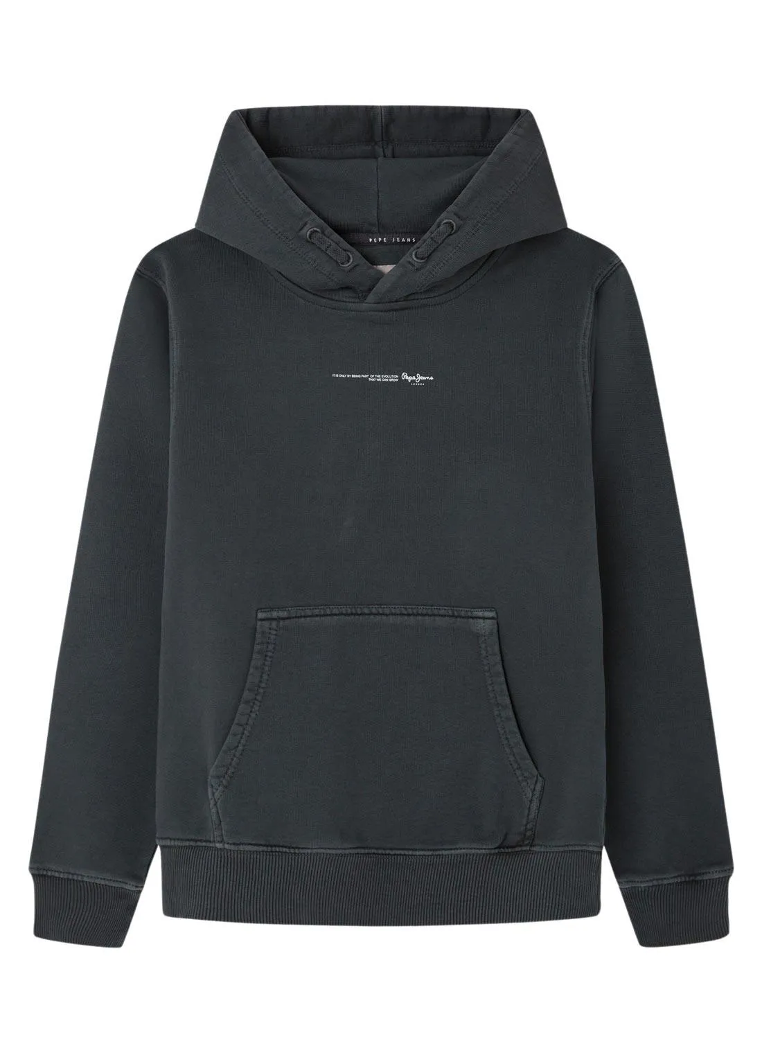 Sweat Pepe Jeans New Davide Hoodie Gris Enfant