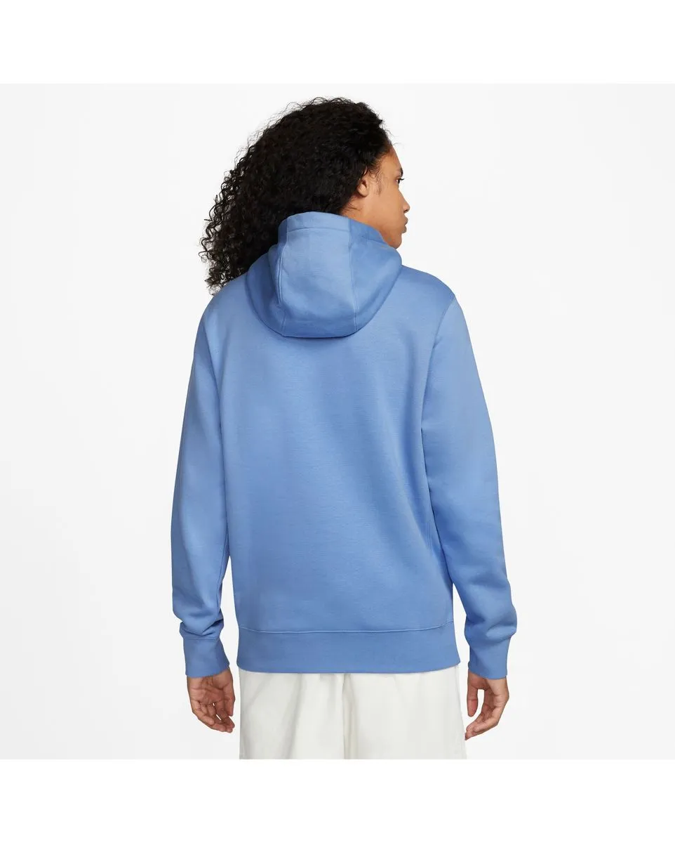 Sweat à capuche manches longues Homme M NSW CLUB HOODIE PO BB Bleu