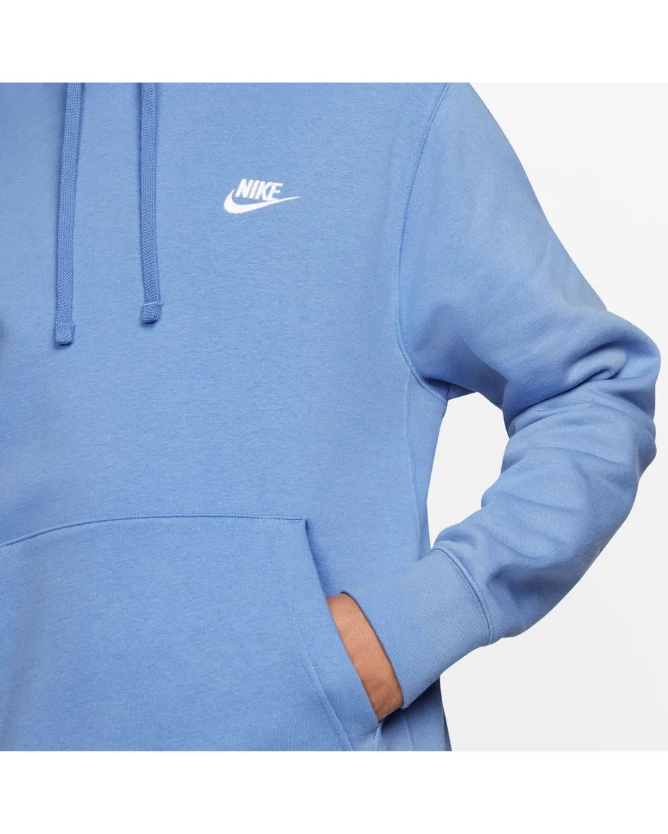 Sweat à capuche manches longues Homme M NSW CLUB HOODIE PO BB Bleu