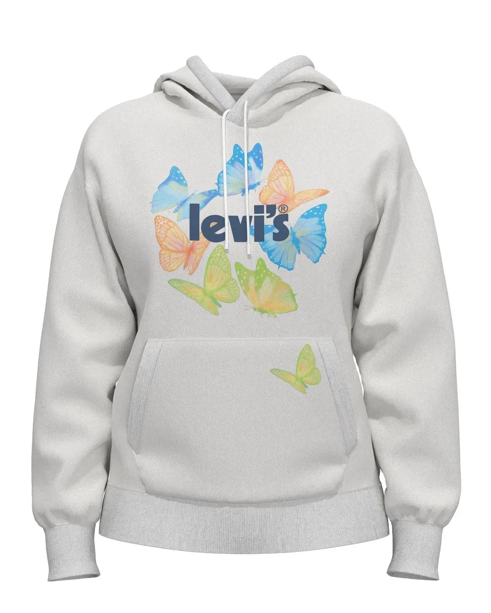 Sweatshirt Femme GRAPHIC STANDARD HOODIE Blanc