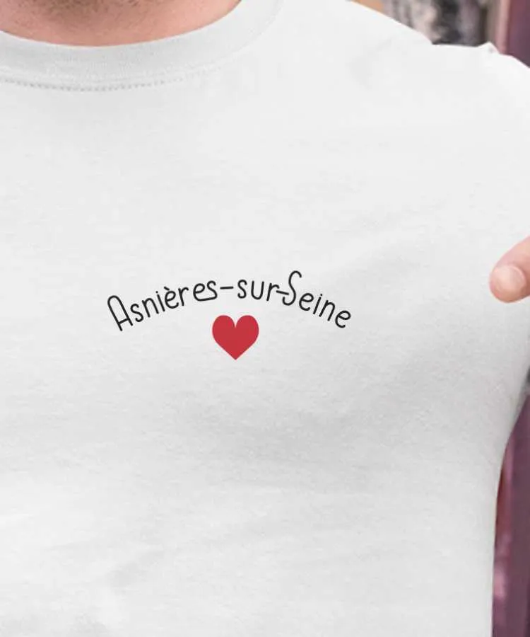 T-Shirt Asnières-sur-Seine Coeur