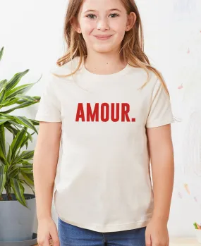 T-Shirt enfant Amour (effet velours)