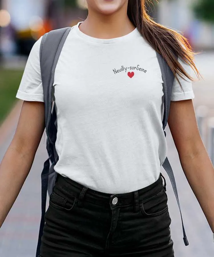 T-Shirt Neuilly-sur-Seine Coeur