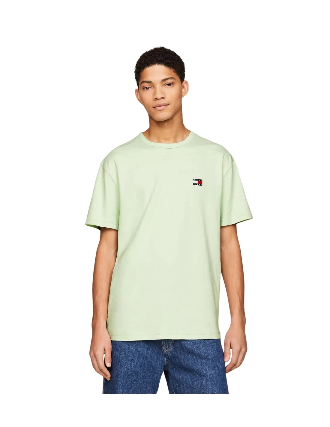 T shirt Tommy Jeans Ref 62952 LXY Vert