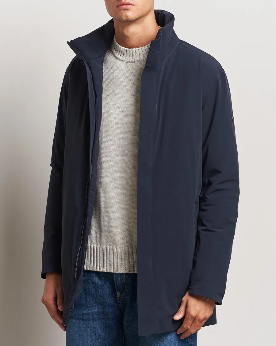 Town II Waterproof Lightweight Coat Midnight Blue