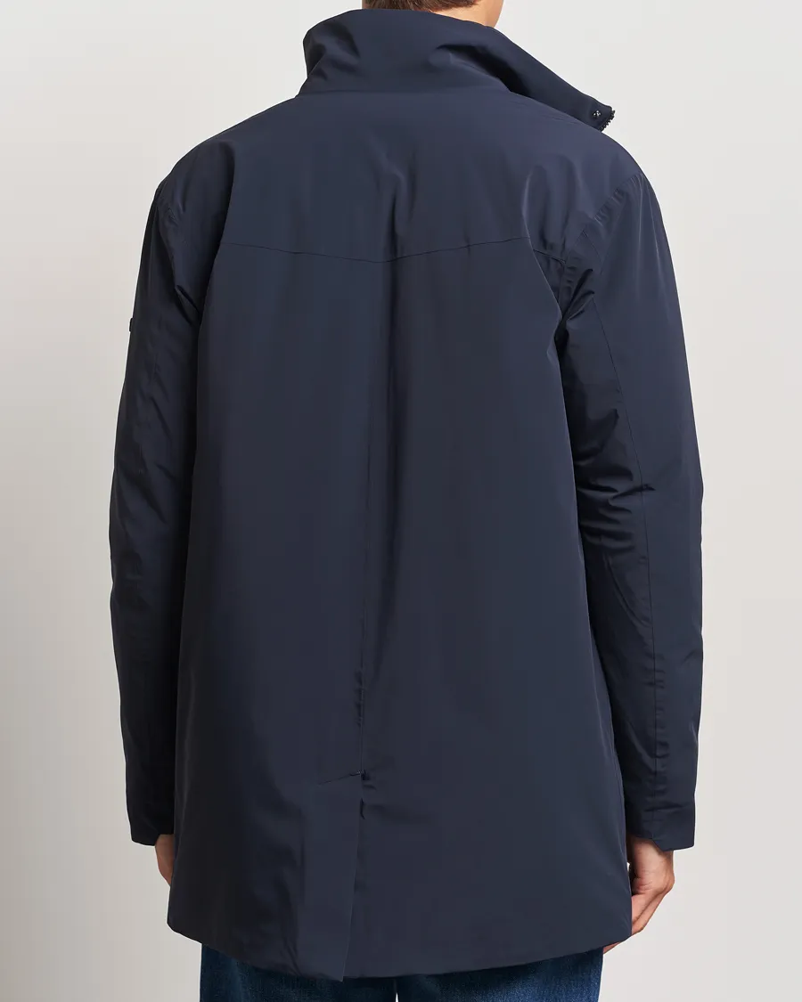 Town II Waterproof Lightweight Coat Midnight Blue