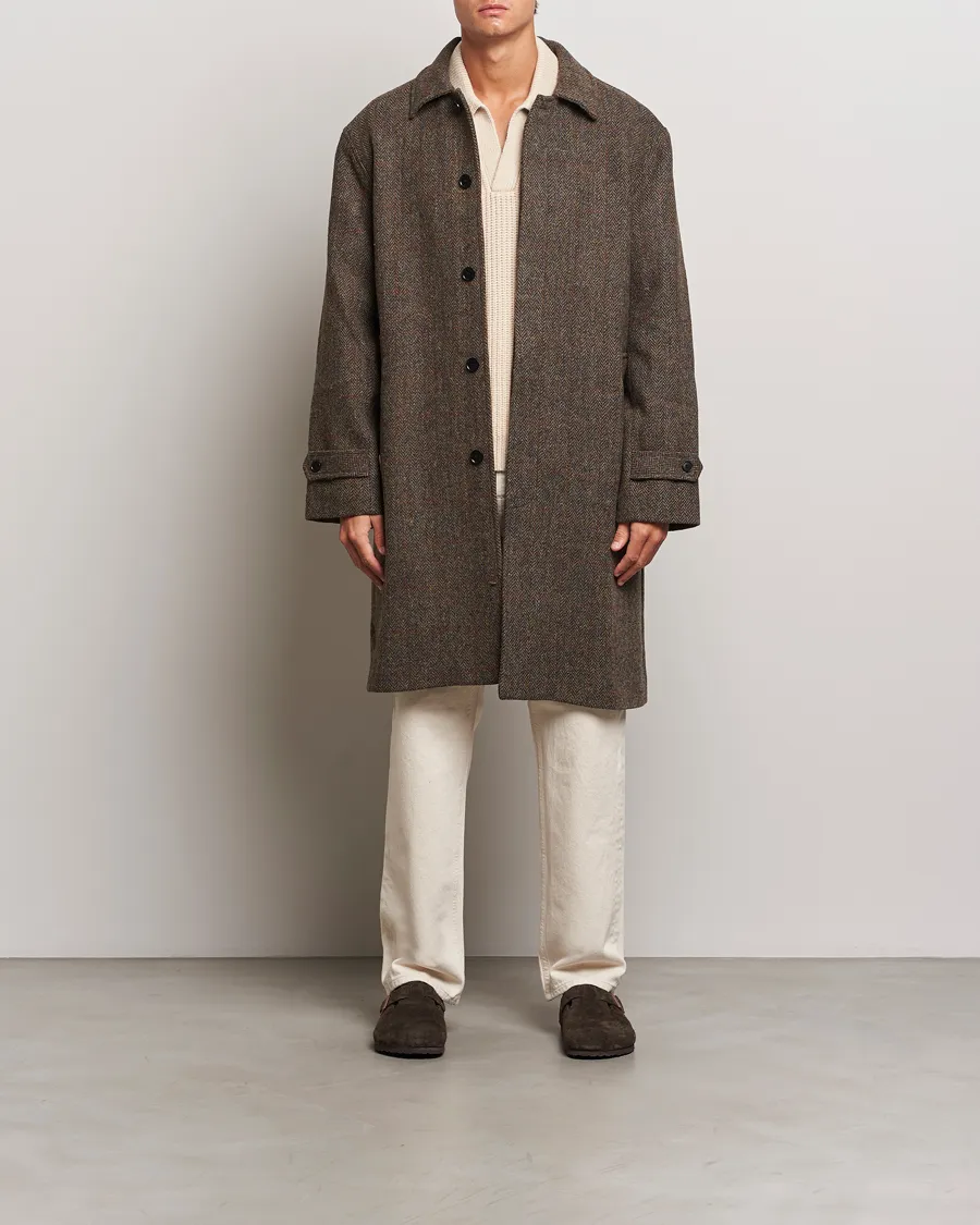 Tweed Coat Brown