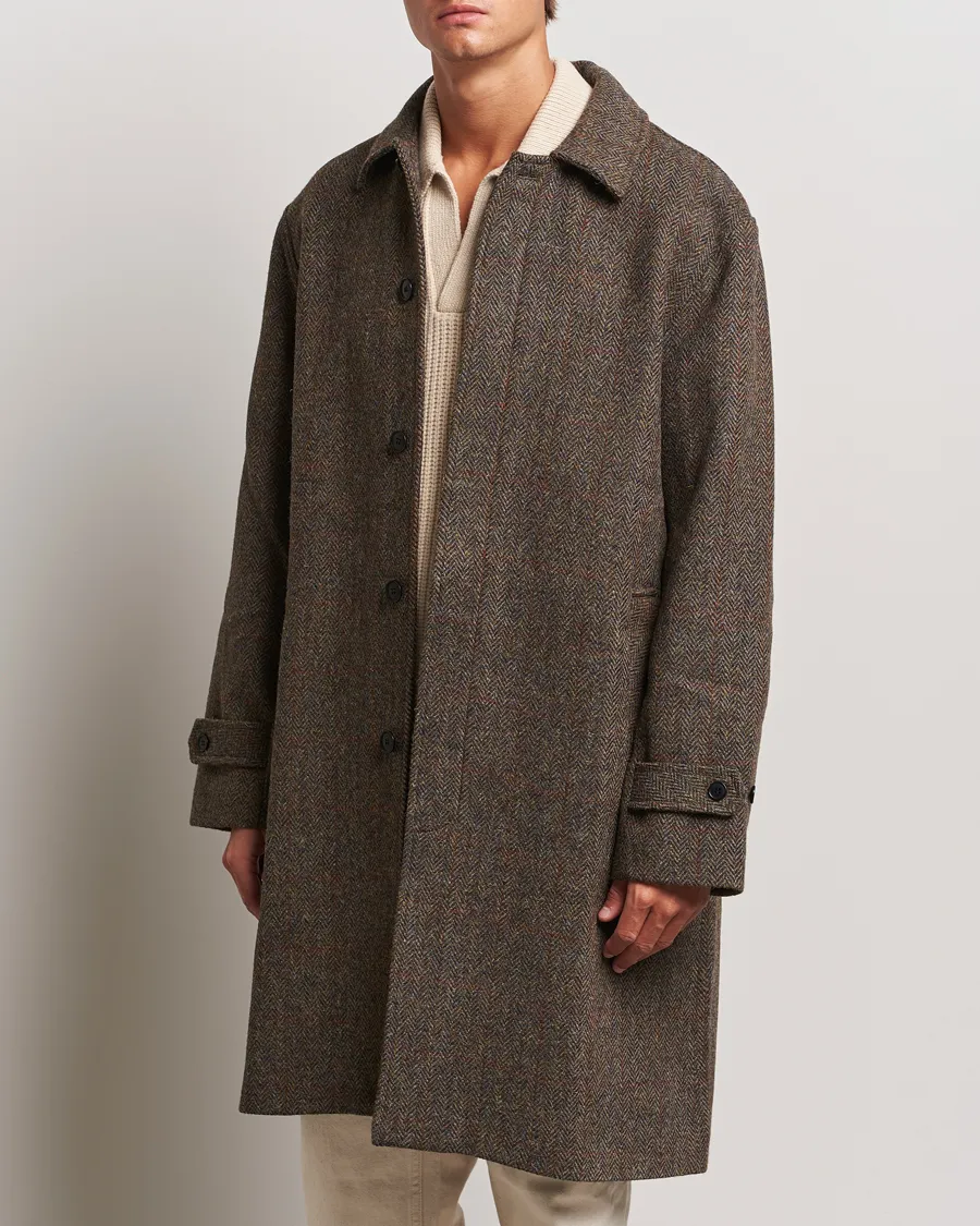 Tweed Coat Brown