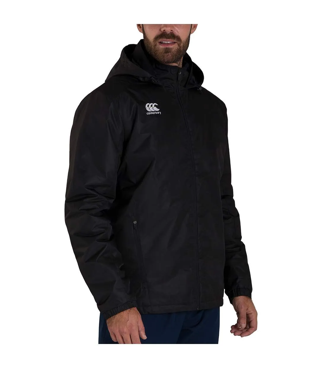 Veste de survêtement club stadium homme noir Canterbury