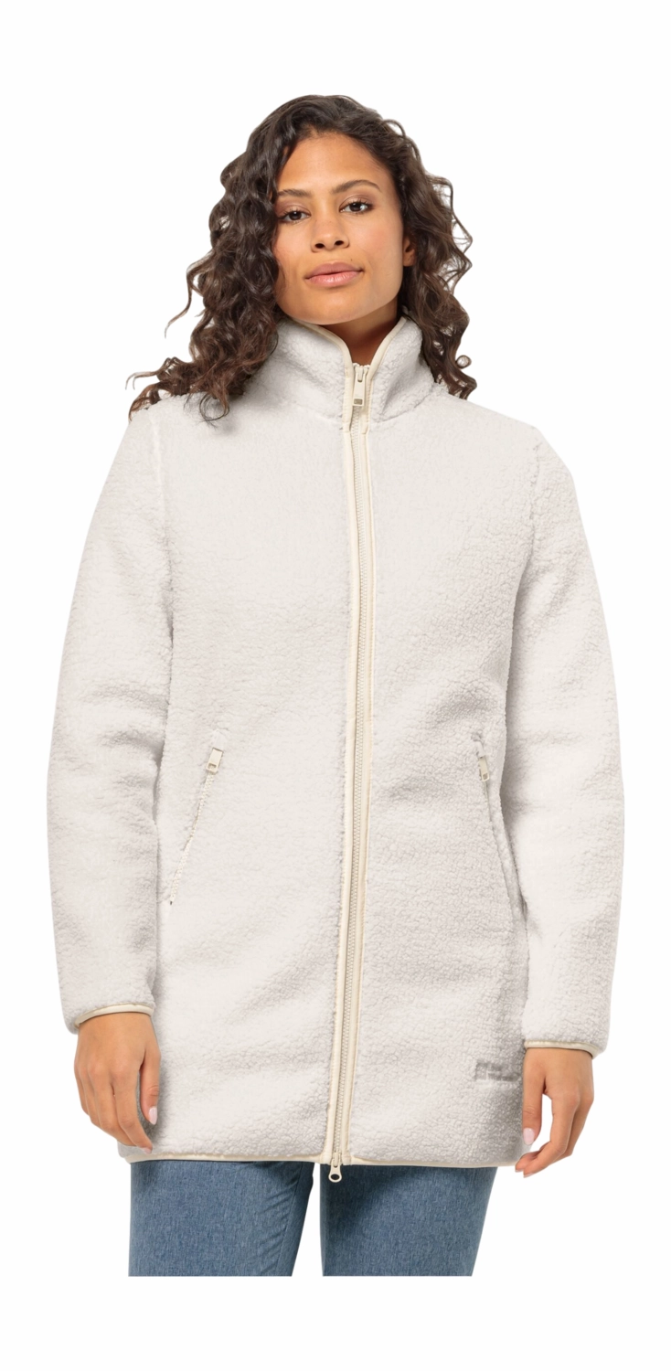 Veste Jack Wolfskin Women High Curl Coat Cotton White