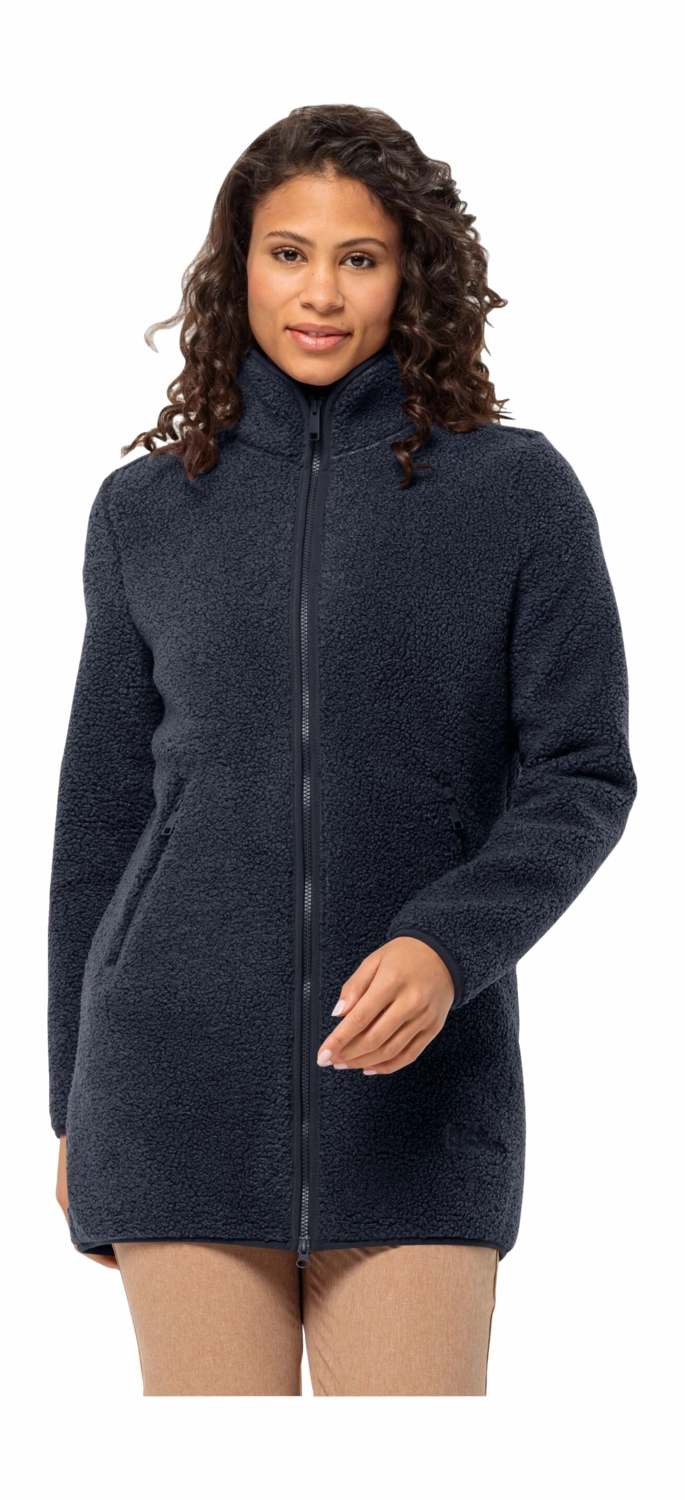 Veste Jack Wolfskin Women High Curl Coat Night Blue