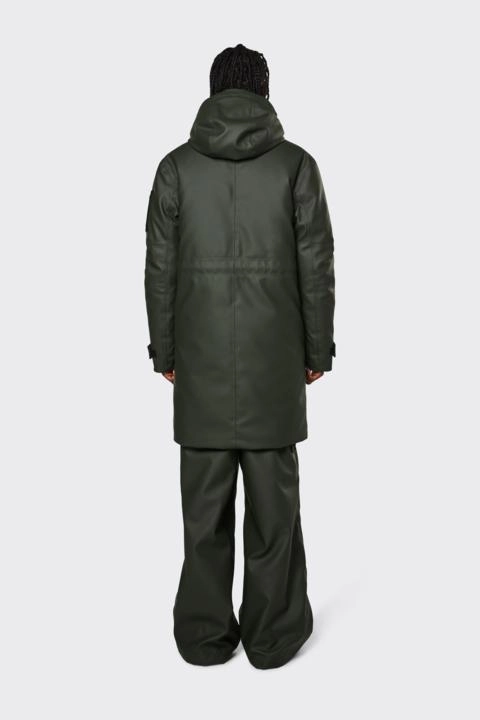 Veste Rains Unisex Glacial Coat Green