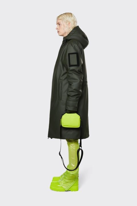 Veste Rains Unisex Glacial Coat Green